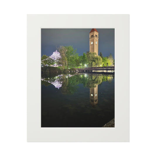 Framed Fine Art Print - Nighttime Reflections, Home Decor, Wall Art, Gift for Art Lovers, Modern Interior Design