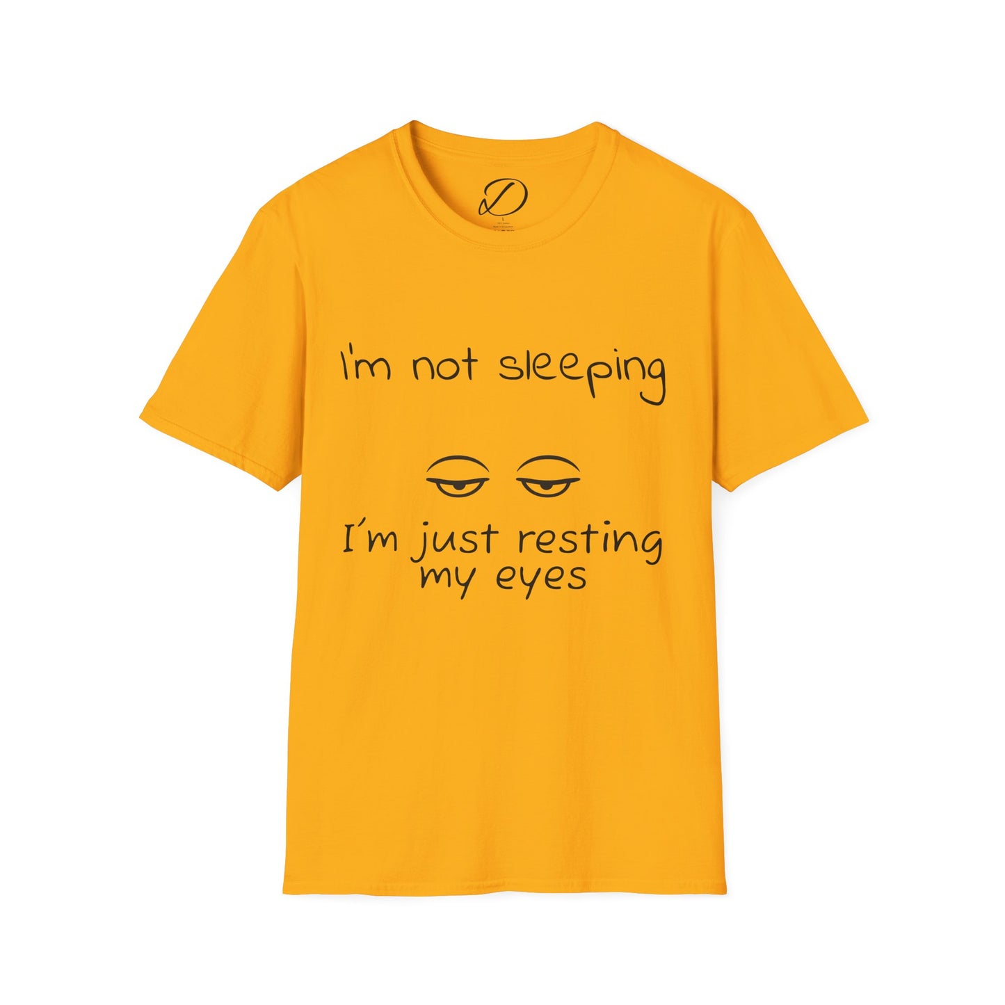 Resting My Eyes” Dad Shirt – Minimal Sleep Mode Tee