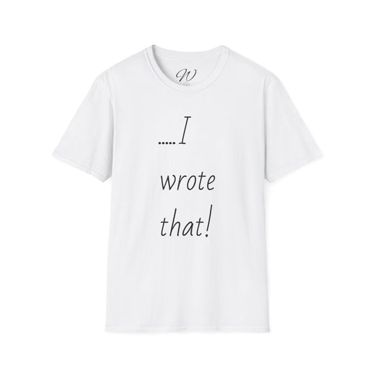 I Wrote That!” + “I Swear…!” Tee Double-Sided Witticker Classic