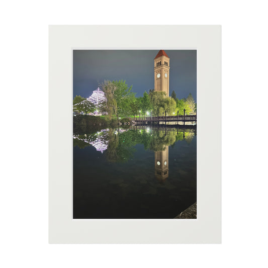 Framed Fine Art Print - Nighttime Reflections, Home Decor, Wall Art, Gift for Art Lovers, Modern Interior Design