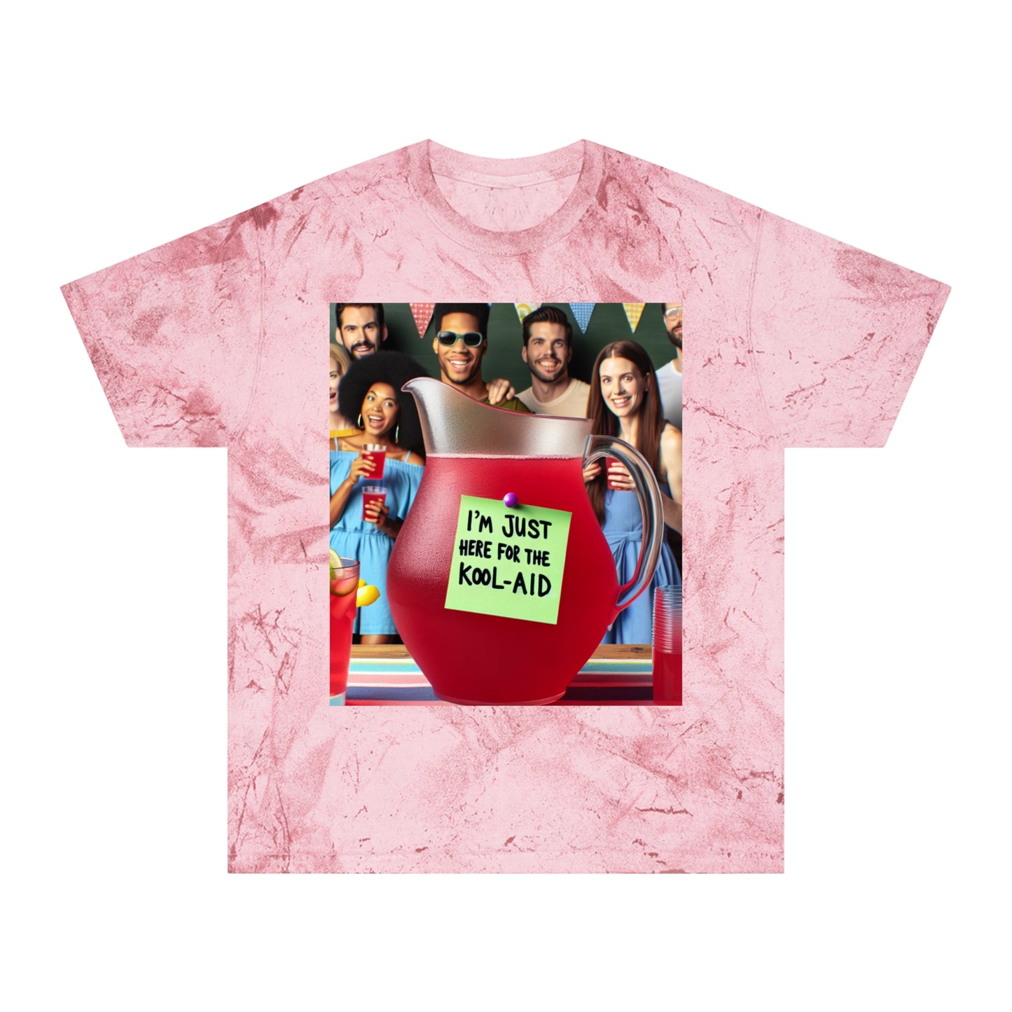Color Blast Kool-Aid T-Shirt - Perfect for Parties, Retro Vibe, Gift for Friends, Summer Events, Casual Wear