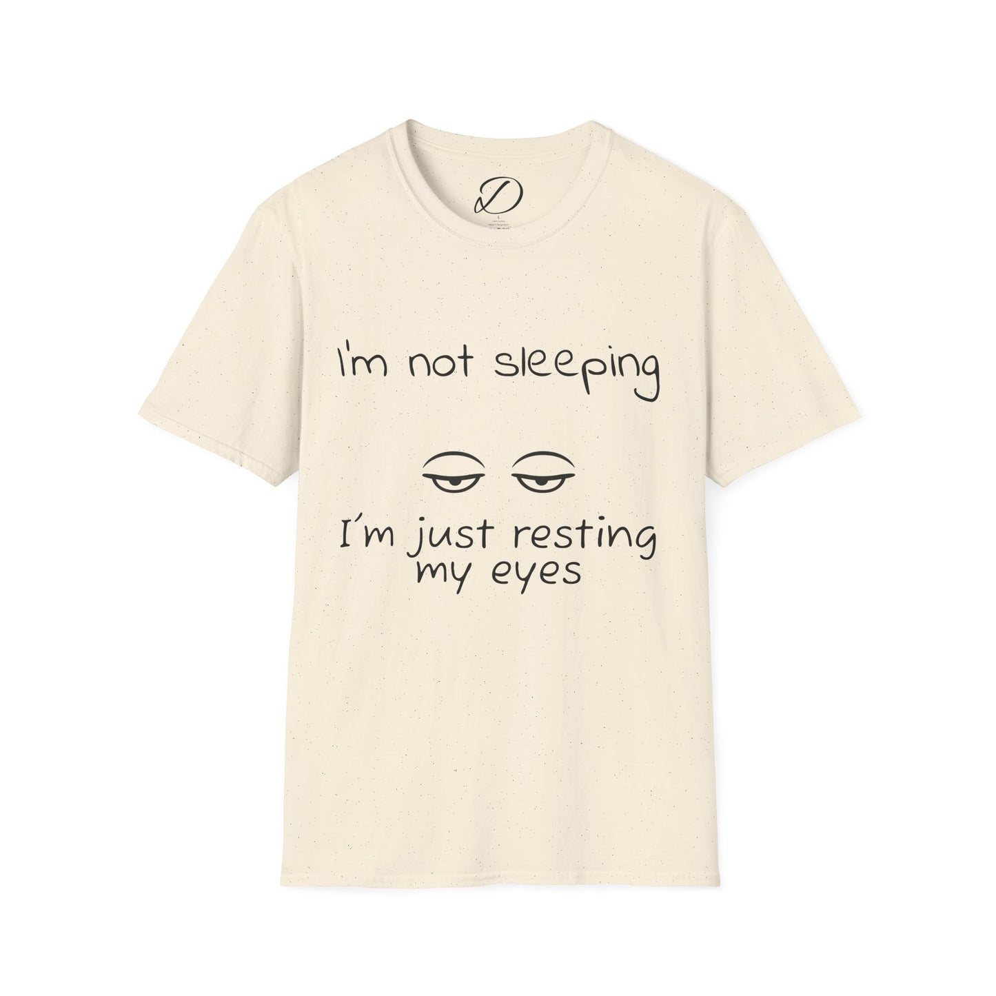 Resting My Eyes” Dad Shirt – Minimal Sleep Mode Tee