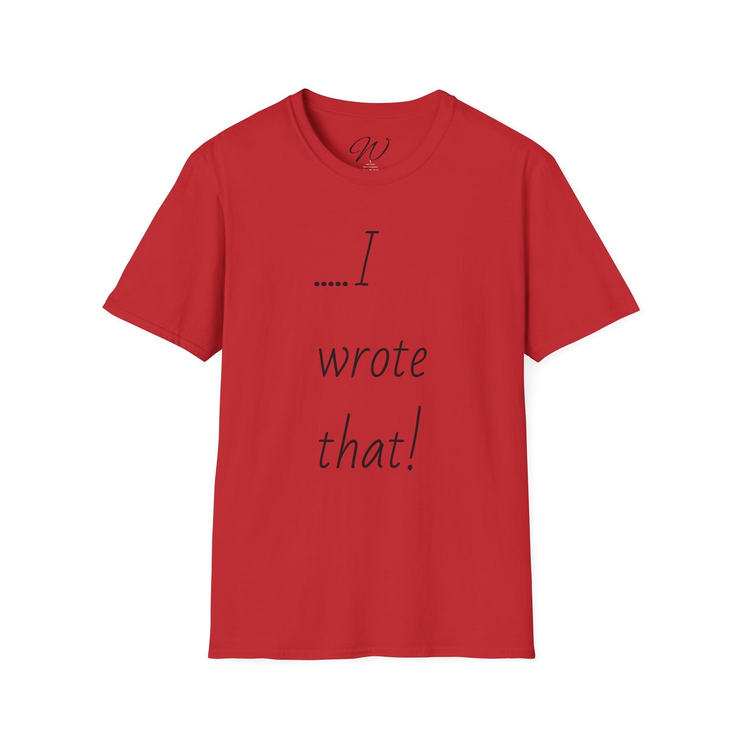 I Wrote That!” + “I Swear…!” Tee Double-Sided Witticker Classic
