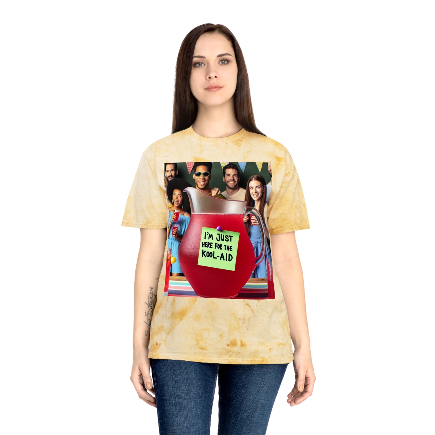Color Blast Kool-Aid T-Shirt - Perfect for Parties, Retro Vibe, Gift for Friends, Summer Events, Casual Wear