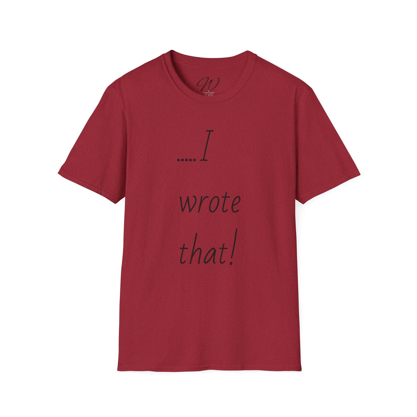 I Wrote That!” + “I Swear…!” Tee Double-Sided Witticker Classic