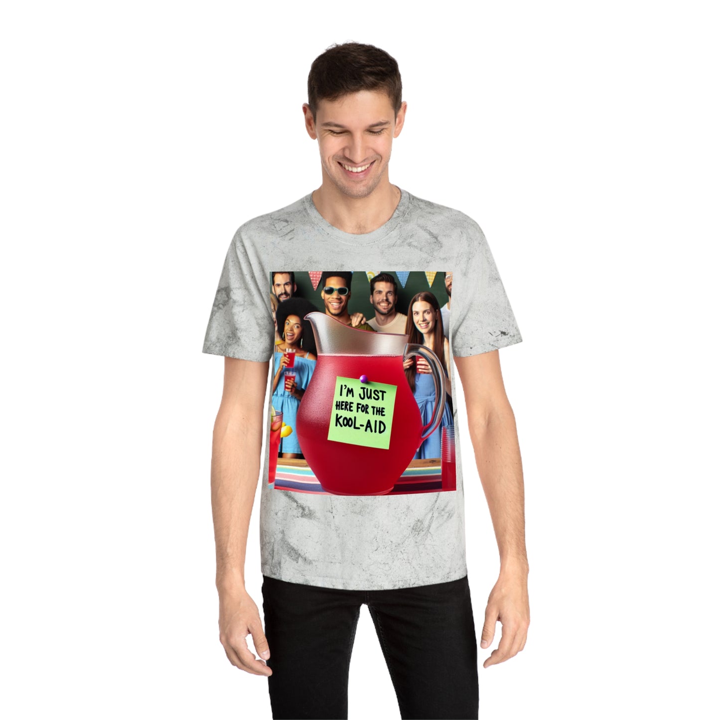 Color Blast Kool-Aid T-Shirt - Perfect for Parties, Retro Vibe, Gift for Friends, Summer Events, Casual Wear