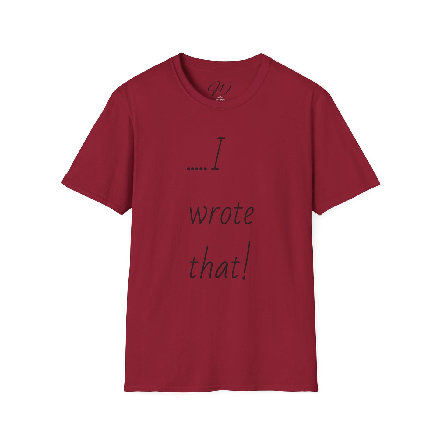 I Wrote That!” + “I Swear…!” Tee Double-Sided Witticker Classic