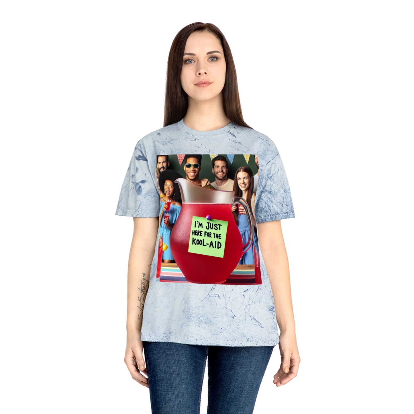 Color Blast Kool-Aid T-Shirt - Perfect for Parties, Retro Vibe, Gift for Friends, Summer Events, Casual Wear