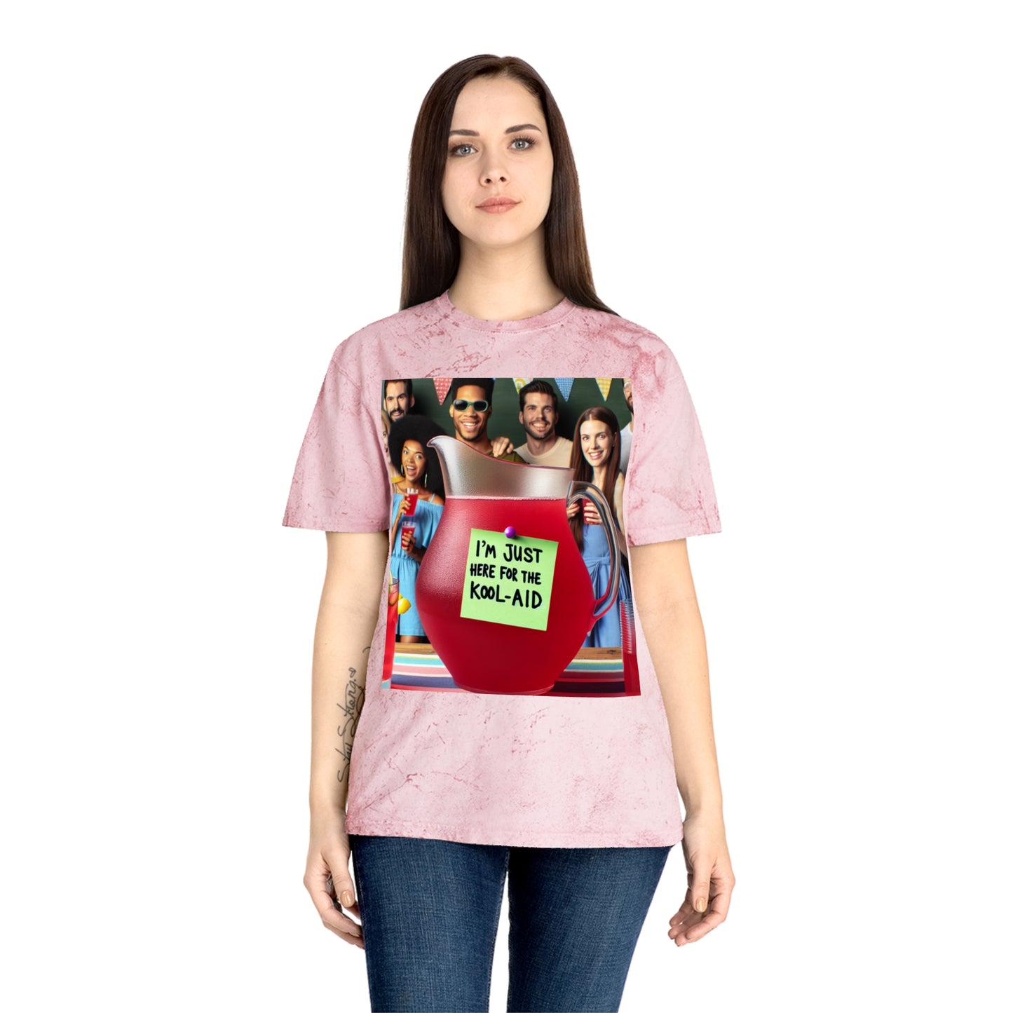 Color Blast Kool-Aid T-Shirt - Perfect for Parties, Retro Vibe, Gift for Friends, Summer Events, Casual Wear
