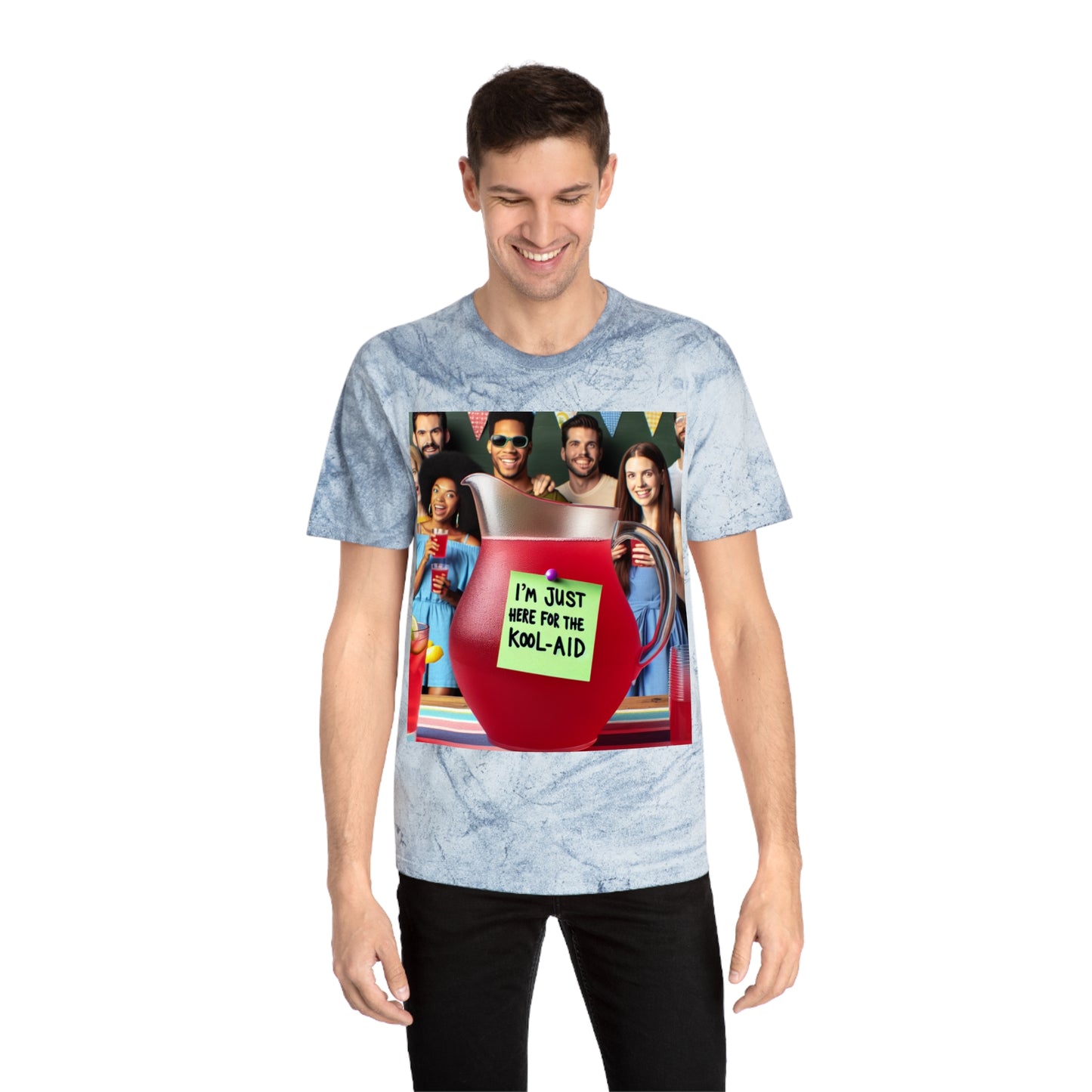 Color Blast Kool-Aid T-Shirt - Perfect for Parties, Retro Vibe, Gift for Friends, Summer Events, Casual Wear