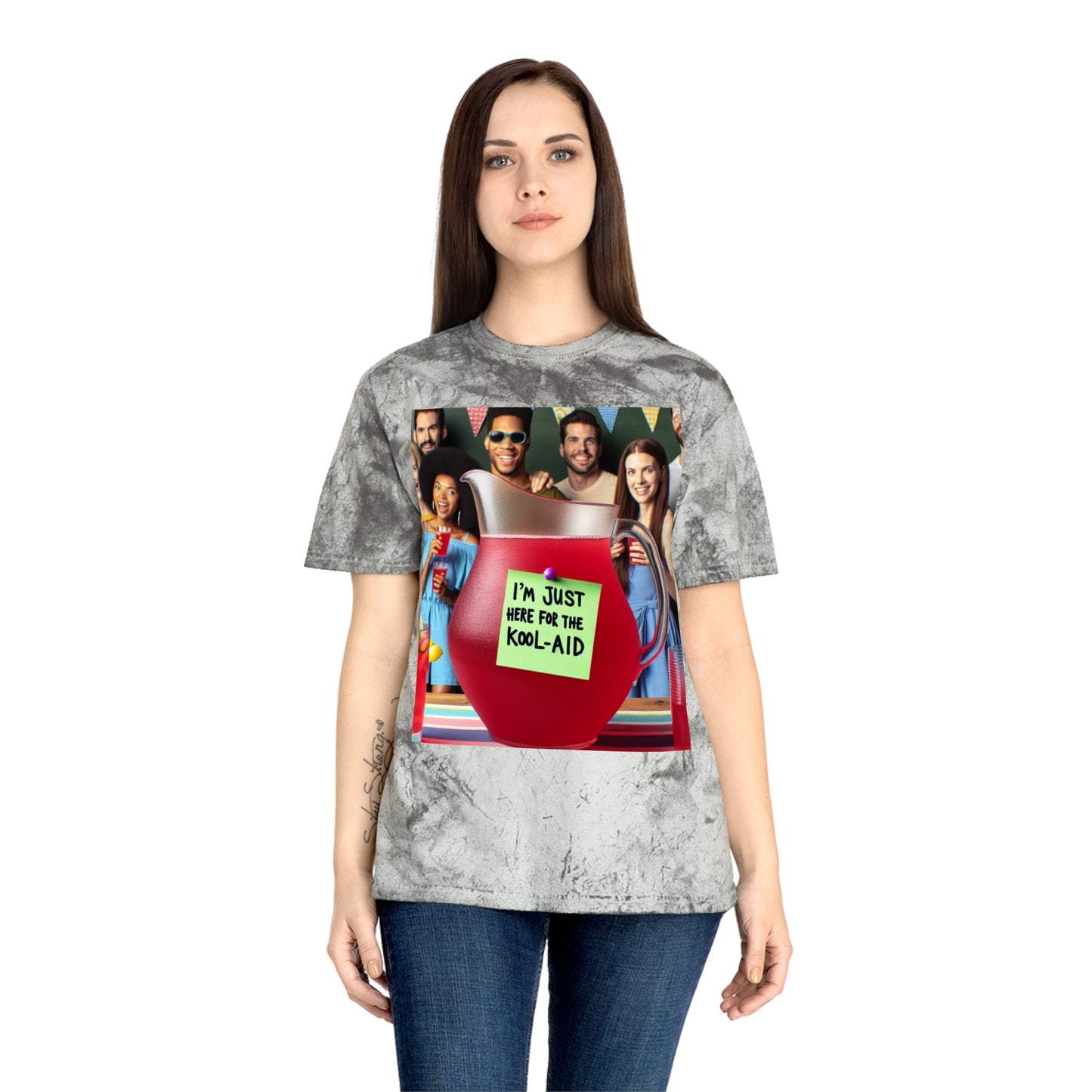 Color Blast Kool-Aid T-Shirt - Perfect for Parties, Retro Vibe, Gift for Friends, Summer Events, Casual Wear