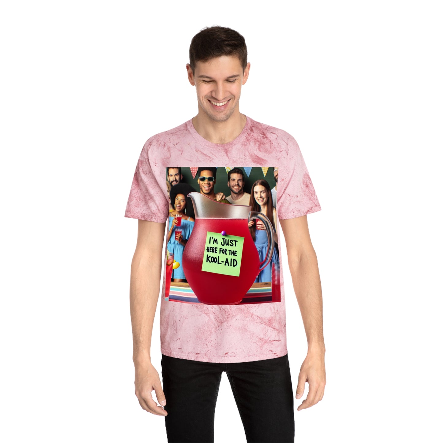 Color Blast Kool-Aid T-Shirt - Perfect for Parties, Retro Vibe, Gift for Friends, Summer Events, Casual Wear