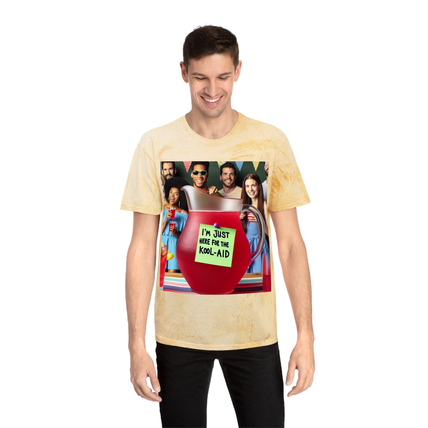 Color Blast Kool-Aid T-Shirt - Perfect for Parties, Retro Vibe, Gift for Friends, Summer Events, Casual Wear